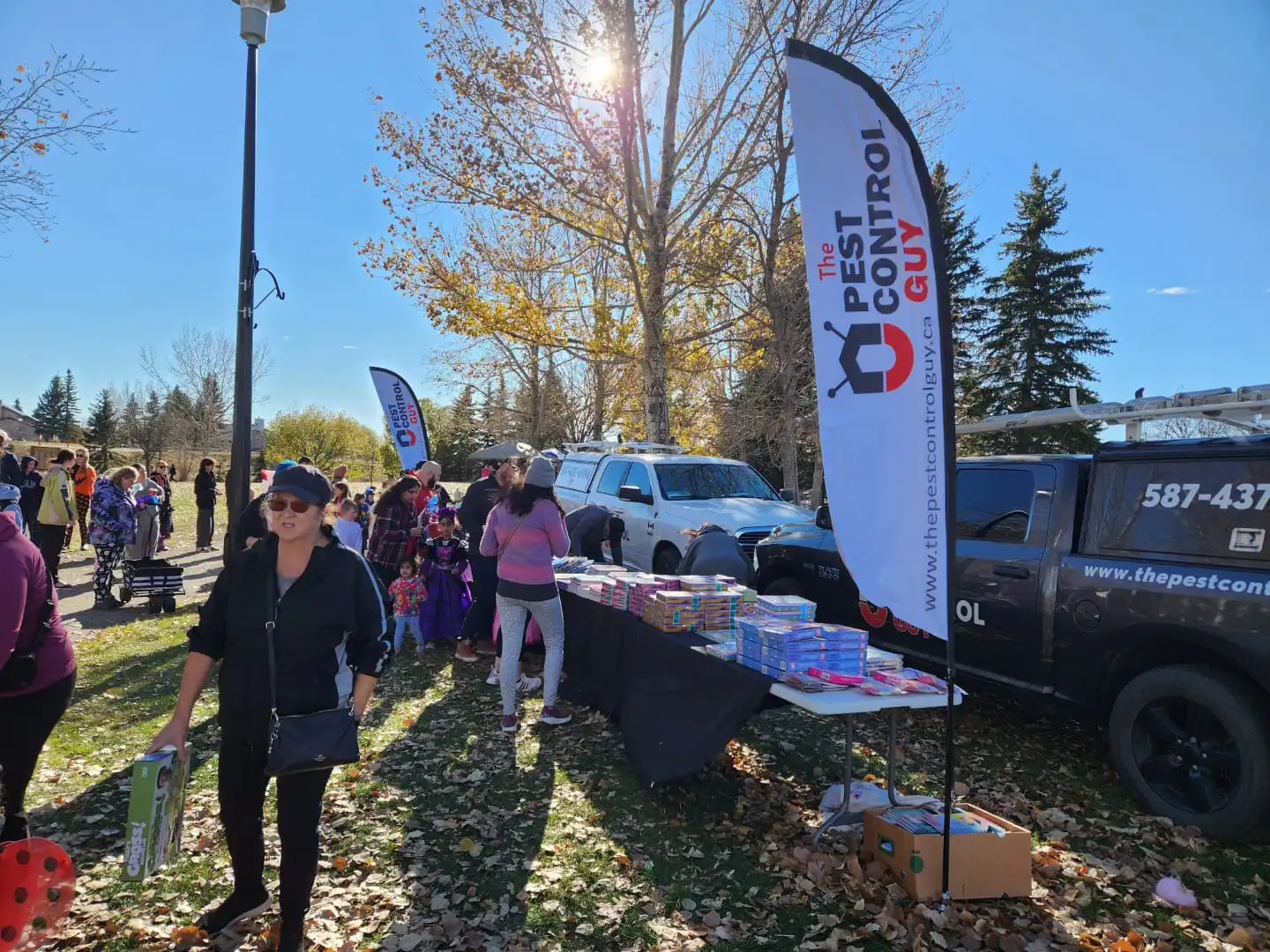 Nose Creek Park pathways in Airdrie, prime vole and gopher habitat